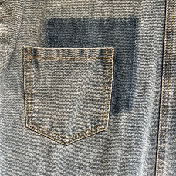 POL Denim Overall Dress - NWOT - Picture 9 of 10